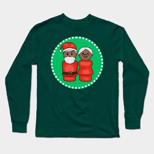 Little Santa and Mrs. Claus Are In Love Long Sleeve T-Shirt